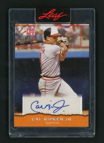2022 Leaf Pro Set Sports Cal Ripken Jr. #PSA-CRJ Auto /15