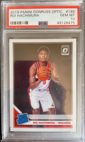 2019 Panini Donruss Optic Rui Hachimura PSA 10