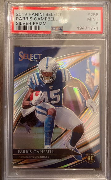 Paris Campbell Select Silver Prizm PSA 9