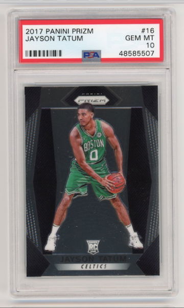 Jayson Tatum 2017 Prizm PSA 10 Rookie