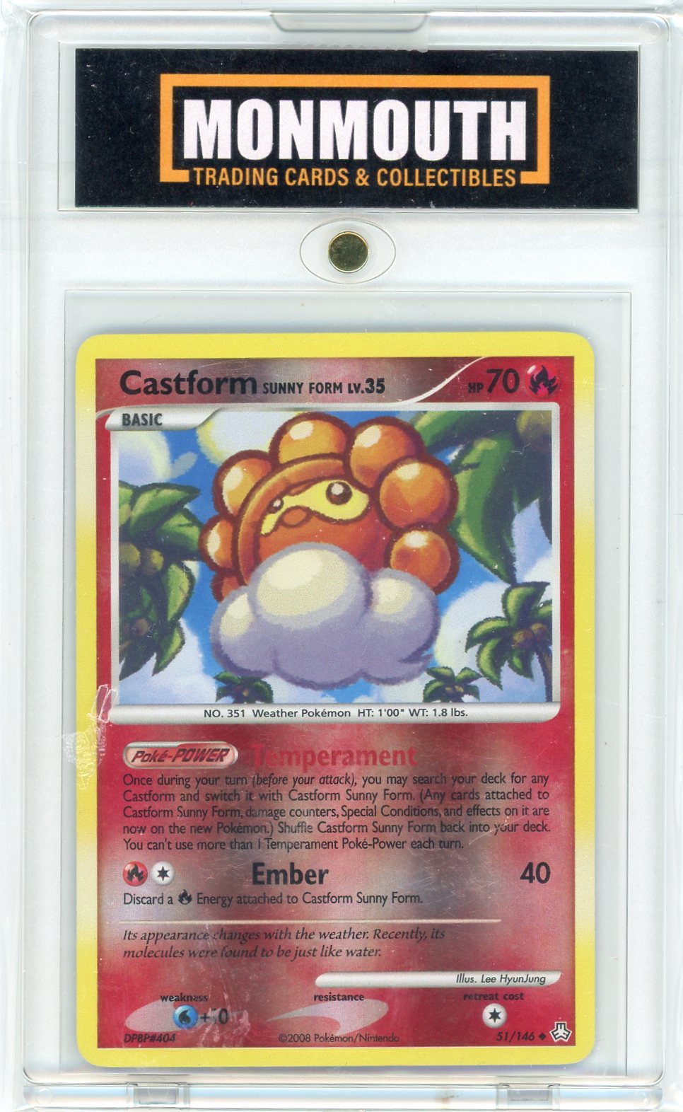 2008 Pokémon DP Castform #51