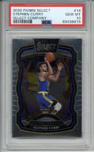 2020 PANINI SELECT SELECT COMPANY #14 STEPHEN CURRY WARRIORS PSA 10 LOW POP