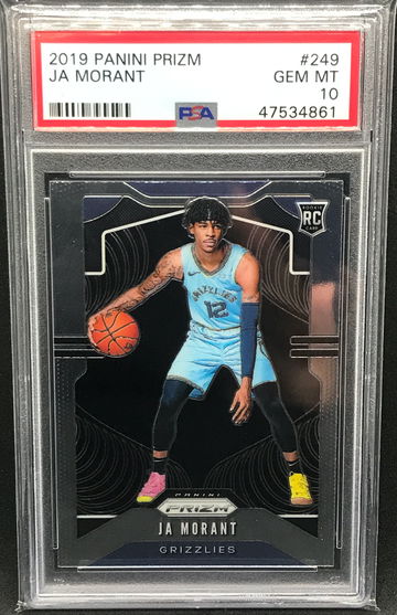 Ja Morant Prizm Rookie PSA 10