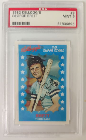 1982 Kellogg's George Brett #3 PSA 9