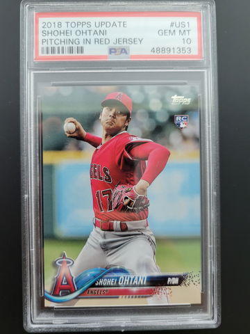 Shohei Ohtani Angels 2018 Topps update US1 psa 10