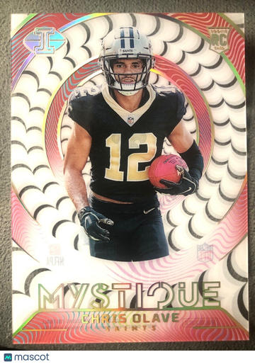 2022 Panini Illusions CHRIS OLAVE Mystique Red Parallel SP /199 Rookie RC Saints