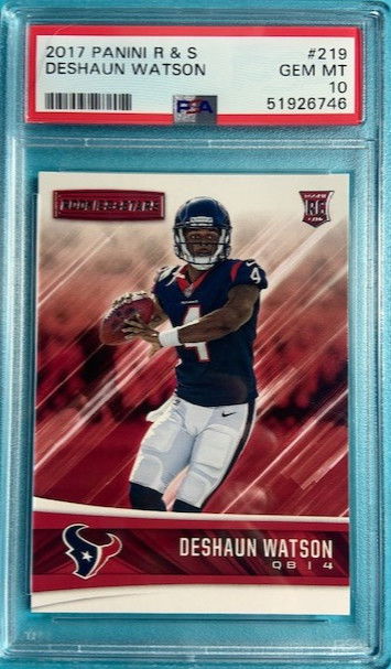 2017 Panini Rookies & Stars Deshaun Watson #219 RC Rookie PSA 10 Gem Mint Texans