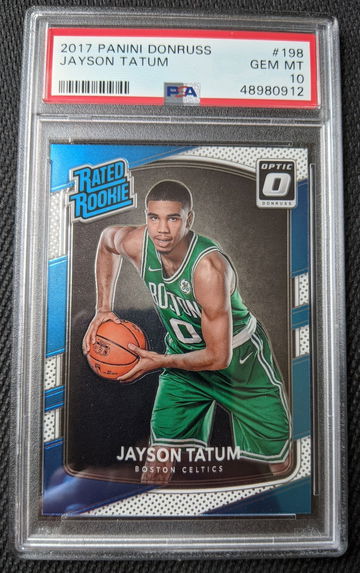 2017 Panini Donruss Optic Jayson Tatum #198 PSA 10