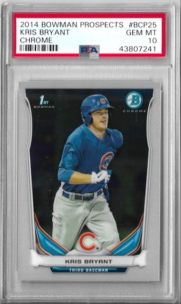 2014 Bowman Chrome Kris Bryant 1st Bowman