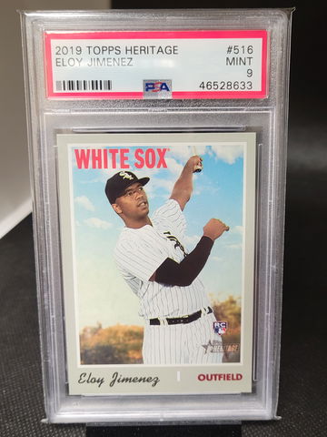 2019 Topps Heritage Eloy Jimenez PSA 9