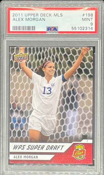 2011 Upper Deck MLS Alex Morgan Rookie Card RC PSA 9 #198 