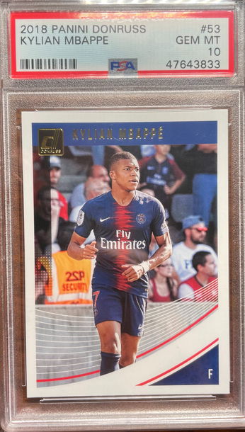 Kylian Mbappe 2018 Donruss PSA 10