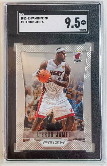 Lebron James 2012 Prizm SGC 9.5