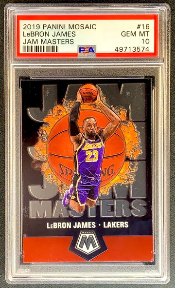 2019 Lebron James Mosaic Jam Masters Base #16