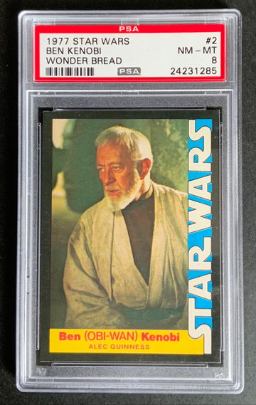 1977 Star Wars Wonder Bread (Obi-Wan) Ben Kenobi #2 NM-MT PSA 8