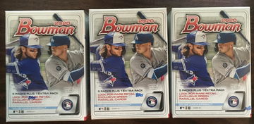 2020 Bowman Blaster Box lot of 3