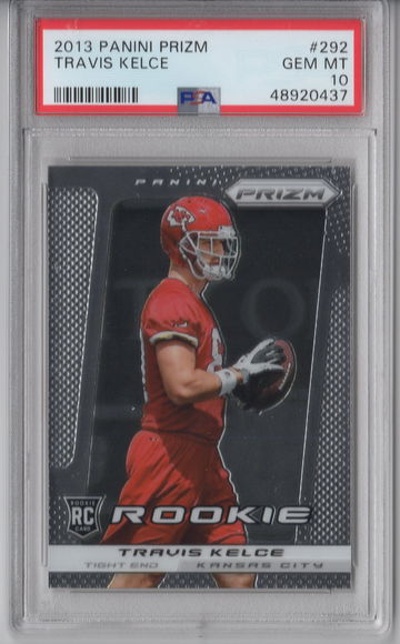 2013 Prizm Travis Kelce PSA 10