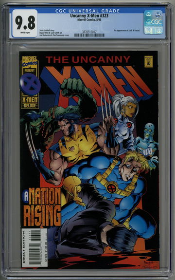 Uncanny X-Men 323 CGC 9.8 1st Sack & Vessel