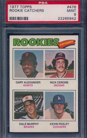 Dale Murphy 1977 Topps RC PSA 9