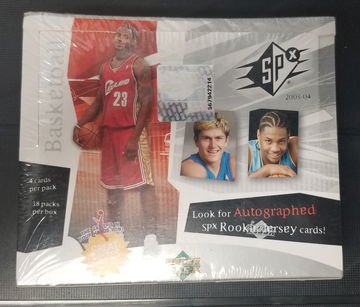 2003-04 SPX Basketball Sealed Hobby Box Upper Deck Poss. Lebron James Rookie Cards 2003 2004
