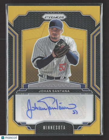 2025 Panini Prizm Johan Santana 10 Panini Authentic