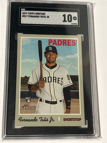 2019 Topps Heritage Fernando Tatis Jr RC SGC 10