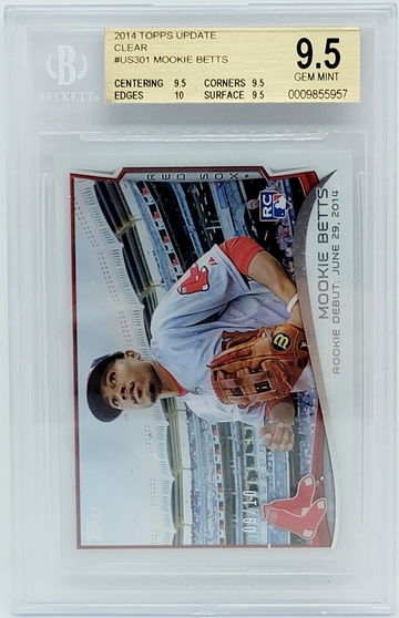 2014 Topps Update Mookie Betts /10