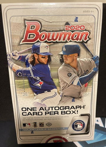 2020 Bowman Baseball Hobby Box