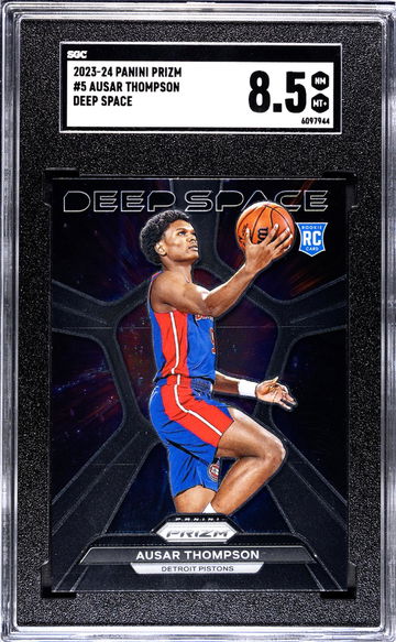 2023-24 Panini Prizm #5 Ausar Thompson Deep Space SGC 8.5