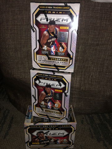 2020-21 Prizm basketball Blaster boxes X3!