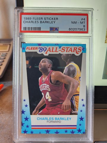 1989 Fleer Charles Barkley Sticker