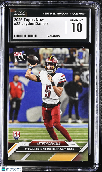 2025 Topps Now Jayden Daniels #23 CGC 10