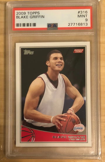 2009 Topps #316 Blake Griffin RC Rookie PSA 9 Mint Nets