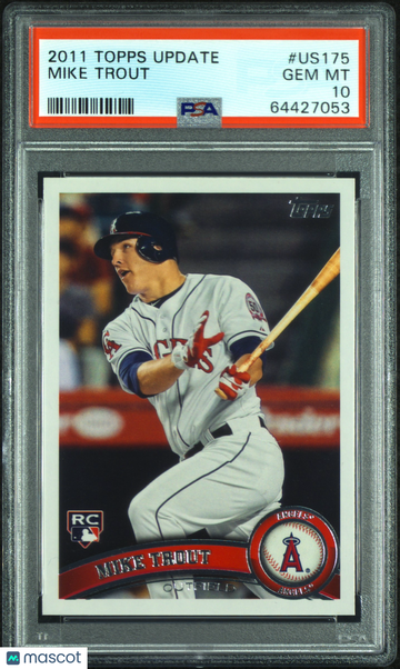 2011 Topps Update #US175 Mike Trout PSA 10 Rookie
