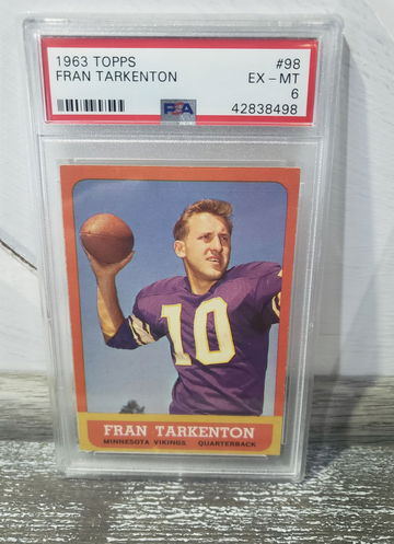 1963 Fran Tarkenton PSA 6