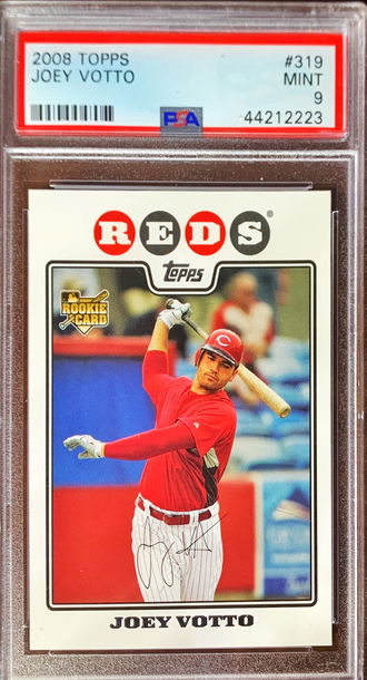 2008 Topps 319 Joey Votto PSA 9