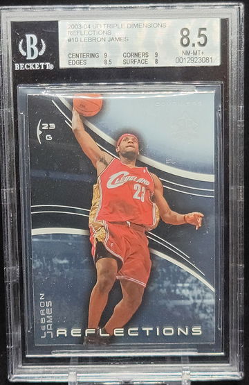 2003 Upper Deck Triple Dimensions Reflections RC BGS 8.5