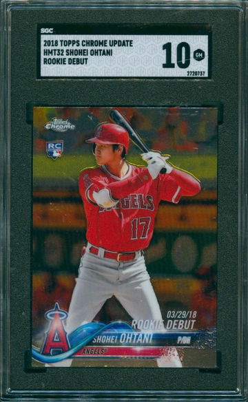 2018 Topps Chrome Update Shohei Ohtani SGC 10 Gem Mint RC