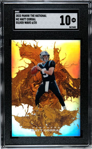 2022 Panini The National Matt Corral Silver Wave SSP /25 SGC 10