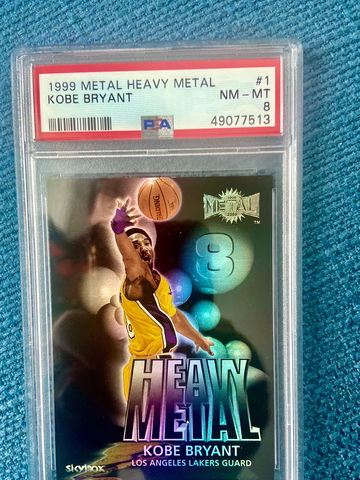 1999 KOBE Bryant Skybox HEAVY METAL PSA 8 NM/MINT