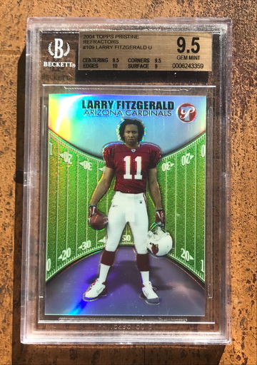 2004 Topps Pristine Larry Fitzgerald Refractor