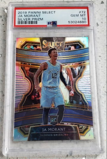 2019 Select Silver Refractor Ja Morant Rookie PSA 10 GEM MINT