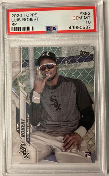 2020 Topps Luis Robert Sp psa 10