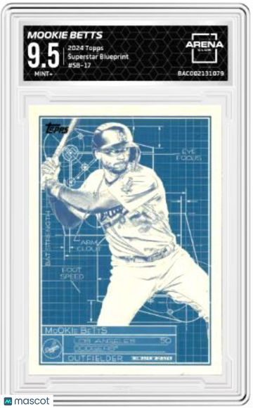 2024 Topps Mookie Betts #SB-17 Superstar Blueprint Arena Club 9.5