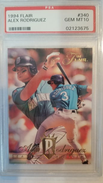 Alex Rodriguez 1994 Flair PSA 10 Rookie 