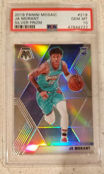 Ja Morant Silver Prizm Mosaic