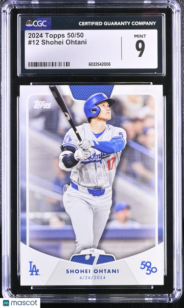 2024 Topps 50/50 Shohei Ohtani #12 CGC 9