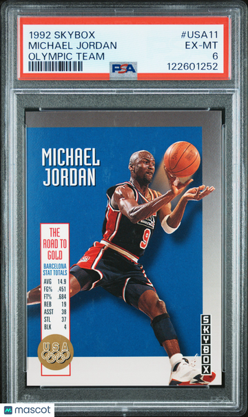1992 Skybox Olympic Team Michael Jordan #USA11 PSA 6