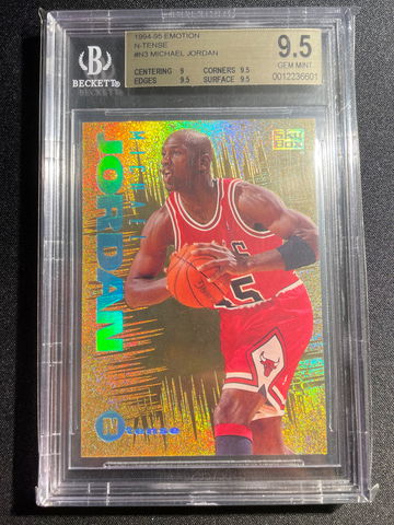 BGS 9.5 1994-95 MICHAEL JORDAN N-TENSE Gem Mint