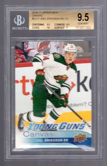 Joel Eriksson Ek 2016-17 Upper Deck Young Guns Canvas RC
